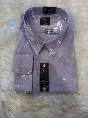 Men’s Light Purple Dress Shirt – Classic Point Collar